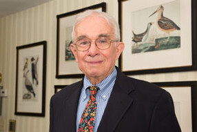 Centennial Medalist Everett Mendelsohn at the Faculty Club.