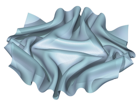 A picture of a simulation from Andrejevic’s research with Chris Rycroft and collaborators.