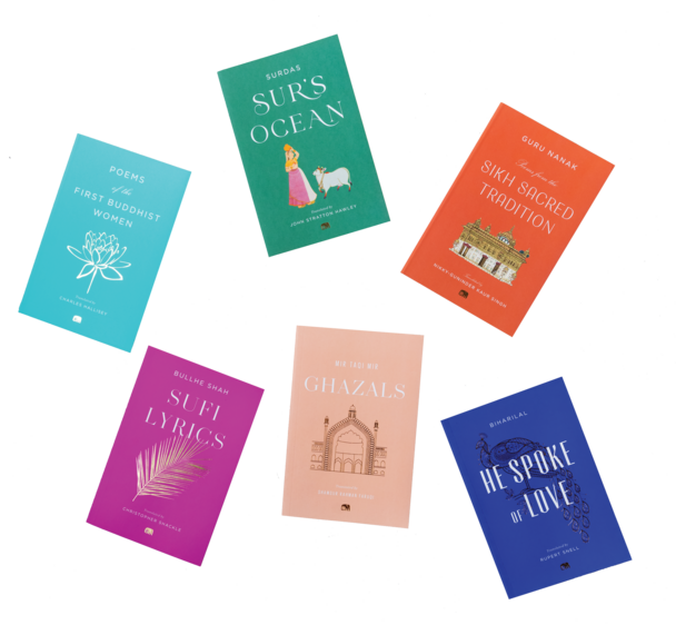 collage of colorful books