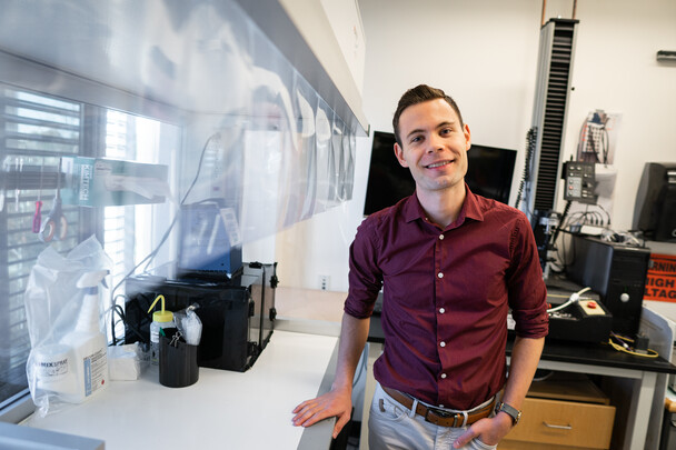 Andy Cohen in lab