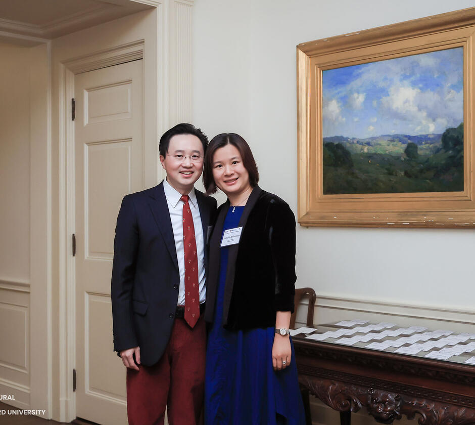 Harry and Michelle at Harvard AI Summit in 2025